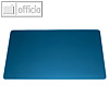 Schreibunterlage mit Dekorille - 53 x 40 cm, Kunststoff, rutschfest, dunkelblau