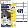 Absender-Etiketten "Office & Home", 45.7 x 21.2 mm, permanent, 480 Stück