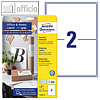 Averyzweckform Absender Etiketten Office Home 199.6 x 143.5 mm