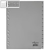 Durable Register DIN A4, gepr?gte Taben, DEZ - JAN, PP, 12-teilig, grau, 650710