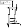 TV-/Monitorwagen, f?r 60" - 100", max.100 kg, (H)237 cm, schwarz/grau, BP0084