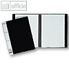 Sichtbuch DURALOOK A4, 20 Hüllen, Rücken 17 mm, Rückenschild, schwarz, 242201