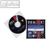 Durable CD/DVD COVER, mit Schutzvlies, transparent, 10 Stück, 5202-19