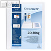 Pr?sentations-Ringbuch Kreacover DIN A4+, 2D-Ringe / ? 20 mm, wei?, 51921E