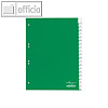 Kunststoff-Register DIN A4, blanko Taben, Schilder bedruckbar, 20-tlg., gr?n