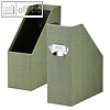 S.O.H.O. SPECIAL LINE Stehsammler A4 mit Griff, 115 mm, Sisal salbeigr?n, 2er Pa