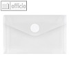 Visitenkartentaschen, 65 x 105 mm, neutral, PP, wei?, 10 St?ck, 40919-10