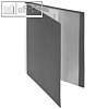Sichtbuch mit 30 H?llen, DIN A4, R?cken 22 mm, R?ckentasche, PP, neutral, grau