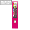 Ordner Prem Touch, DIN A4 Maxi, R?cken 80 mm, PP, himbeerrosa, 10 St?ck, 53359E