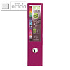 Ordner Prem Touch, DIN A4 Maxi, R?cken 80 mm, PP, fuchsia, 10 St?ck, 53347E