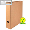 Falken Ordner PURE Nature, vegan, DIN A4, R?cken 80 mm, Pappe, braun, 15072660