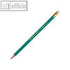 BIC Bleistift Evolution 655, Härte: HB mit Radiergummi, 12 Stück, 880332