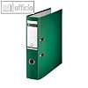 LEITZ Kunststoffordner 180°, Rückenbreite 80 mm, PP, grün, 20 Stück, 1013-50-55