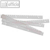 GBC Abheftstreifen FileStrips f?r CombBind, 21 L?cher, PP, 100 St?ck, IB195020