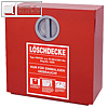 Wandhalter f?r L?schdecken, 300 ? 300 ? 125 mm, Metall lackiert, rot, 0602058