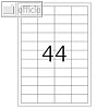 officio Universaletiketten, 48.5 x 25.4 mm, permanent, 4.000 St?ck, 5757