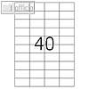 officio Universaletiketten, 52.5 x 29.7 mm, permanent, 4.000 St?ck, 8698