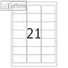 officio Universaletiketten, 63.5 x 38.1mm, permanent, 2.100 St?ck, 5750