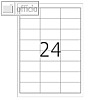 officio Universaletiketten, 64.6 x 33.8 mm, permanent, 2.400 St?ck, 8736