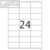 officio Universaletiketten, 70 x 36 mm, permanent, 2.400 St?ck, 5759