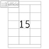 officio Universaletiketten, 70 x 50.8 mm, permanent, 1.500 St?ck, KF02446