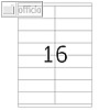 officio Universaletiketten, 105 x 35 mm, permanent, 1.600 St?ck, 8759