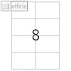 officio Universaletiketten, 105 x 74 mm, permanent, 800 St?ck, 5753