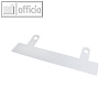 Abheftstreifen FileStrips f?r ThermaBind, PVC, wei?, 2 L?cher, 50 St?ck