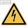 Hinweisschild "Elektrische Spannung", 20x20x20 cm - Dreieck, ISO 7010, PVC