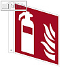 Hinweisschild/Fahnenschild "Feuerl?scher", F001, 20 x 20 cm, PVC, 195052100
