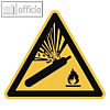 officio Hinweisschild "Gasflaschen", Dreieck - 20x20x20 cm, PVC, 195048900