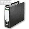 LEITZ Ordner f?r Sechstel-DIN, 229 x 285 mm, R?cken 80 mm, schwarz, 1071-00-00