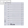 LEITZ Trennbl?tter DIN A4, grau, 100 Blatt, 1650-00-85