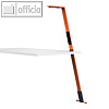 LUCTRA mobile Akku-LED-Leuchte FLEX, 9.5 W, (H)130-160 cm, Alu, orange, 923109