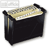 LEITZ H?ngebox Termin-Set mit 53 Mappen, schwarz, 1995-00-95