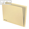 LEITZ Einstellmappe Orgacolor, 260 g/m? chamois, 100 St?ck, 2432-00-11