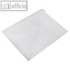 Sichttasche DIN A4 quer, Steckverschluss, PP, transparent, 10 St?ck, 40146-04