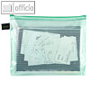 Rei?verschluss-Kleinkrambeutel A5, 200 x 254 mm, EVA, gr?n-transparent, 10 St?ck