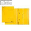 LEITZ Jurismappe DIN A4, Karton 320 g/m², bis 250 Blatt, gelb, 3924-00-15