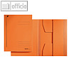 LEITZ Jurismappe DIN A4, Karton 320 g/m?, bis 250 Blatt, orange, 3924-00-45