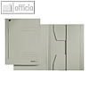 LEITZ Jurismappe DIN A4, Karton 320 g/m², bis 250 Blatt, grau, 3924-00-85