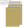 Pappr?ckwandtaschen C5, Haftklebung, ohne Fenster, 90 g/qm, braun, 250 St?ck