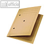 LEITZ Umlaufmappe DIN A4, 320 g/m?, mit 3 Schaul?chern, chamois, 3998-00-11