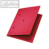 LEITZ Umlaufmappe DIN A4, 320 g/m?, mit 3 Schaul?chern, rot, 3998-00-25
