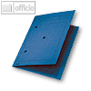 LEITZ Umlaufmappe DIN A4, 320 g/m², mit 3 Schaulöchern, blau, 3998-00-35