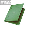 LEITZ Umlaufmappe DIN A4, 320 g/m², mit 3 Schaulöchern, grün, 3998-00-55