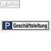 Officio Hinweischild Parkplatz Geschaeftsleitung Geschäftsleitung