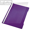 LEITZ Kunststoff-Schnellhefter DIN A4, 250 Blatt, PVC, violett, 4191-00-65