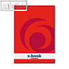 Herlitz Briefblock x.book DIN A5, kariert, 70 g/m², 50 Blatt, 717538