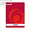 Herlitz Collegeblock x.book, A4, kariert, Rand links, 80 Blatt 70 g/m?, 10834117